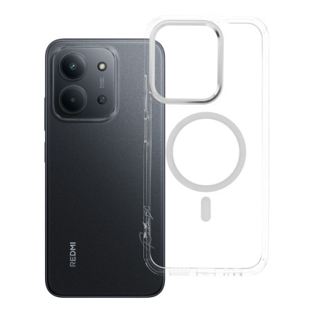Kryt FRAME CLEAR HYBRID MagSafe pro Xiaomi Redmi 15C