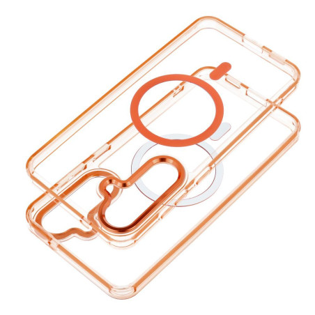 Kryt FRAME CLEAR HYBRID MagSafe pro Samsung A27 - hermes orange