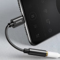 BASEUS CATL54-01Adaptér (redukce) USB-C/Jack 3,5mm s podporou mikrofonu, černý