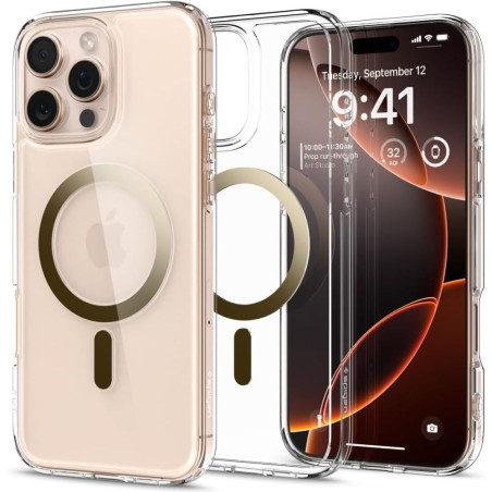 Spigen Ultra Hybrid Mag pouzdro s MagSafe pro iPhone 16 Pro Max - zlaté