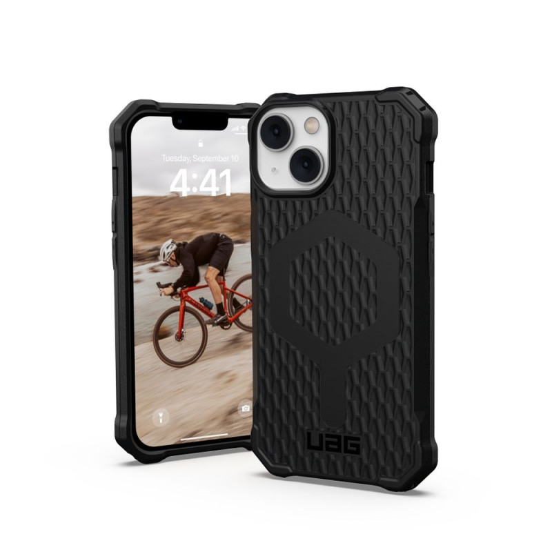 Kryt Urban Armor Gear ESSENTIAL ARMOR pro iPhone 14 Plus - černý