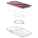 Spigen Ultra Hybrid MagSafe pouzdro pro iPhone 16e – bílé, poloprůhledné