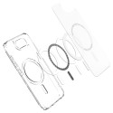 Spigen Ultra Hybrid MagSafe pouzdro pro iPhone 16e – bílé, poloprůhledné