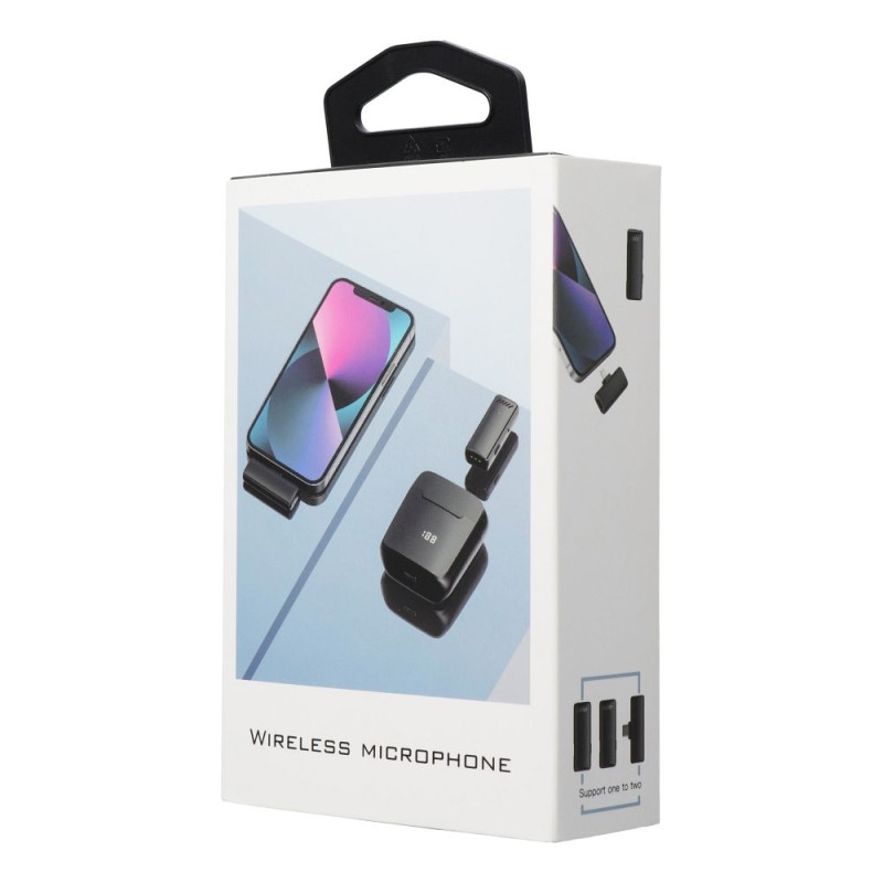 Bezdrátový mikrofon S11 pro zařízení s USB-C - černý