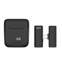 S11 bezdrátový lavalier mikrofon USB‑C - černý