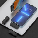 S11 bezdrátový lavalier mikrofon USB‑C - černý