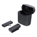 S11 bezdrátový lavalier mikrofon USB‑C - černý