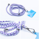 Řemínek SWING (6mm) na mobil - bílá/fialová
