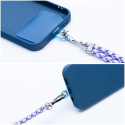 Řemínek SWING (6mm) na mobil - bílá/fialová