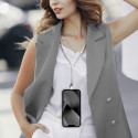Řemínek CRYSTAL DIAMOND pro telefon – bílá