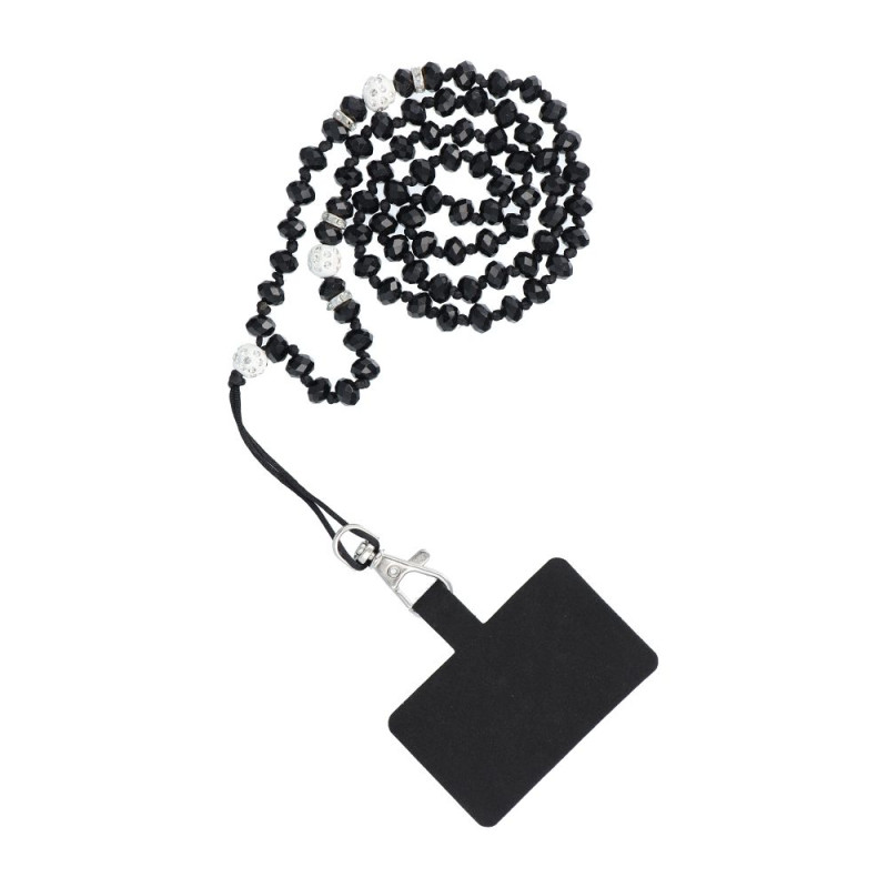 Řemínek CRYSTAL DIAMOND pro telefon - černá