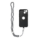Řemínek CRYSTAL DIAMOND na telefon – černá