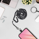 Řemínek CRYSTAL DIAMOND na telefon – černá