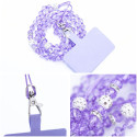 Řemínek CRYSTAL DIAMOND pro telefon – fialová