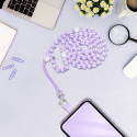 Řemínek CRYSTAL DIAMOND pro telefon – fialová