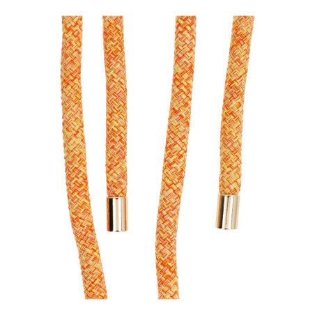 Řemínek SWING (8mm) pro telefon – oranžová/bílá