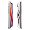 Spigen Ultra Hybrid MagSafe pouzdro pro iPhone 16e s karbonovým rámečkem – čiré
