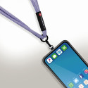 Řemínek Forcell F-DESIGN S10X165 na telefon – šedá/fialová