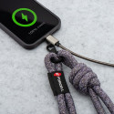 Řemínek Forcell F-DESIGN S10X165 na telefon – šedá/fialová