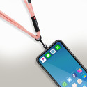 Řemínek Forcell F-DESIGN S10X165 pro telefon - růžová/bílá