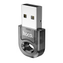 Adaptér Bluetooth USB A Hoco UA28 pro PC – transparentně černý