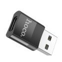 Hoco UA17 adaptér USB OTG USB-A na USB-C černá