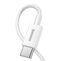BASEUS CATLYS-A02 Datový a nabíjecí kabel USB-C/Lightning s podporou PD 20W, 1m, bílý