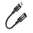 Hoco U107 OTG USB-C ↔ Lightning 10 cm - černý