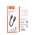 Hoco U107 OTG USB-C ↔ Lightning 10 cm - černý