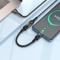 Hoco U107 OTG USB-C ↔ Lightning 10 cm - černý
