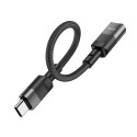 Hoco U107 OTG USB-C ↔ Lightning 10 cm - černý