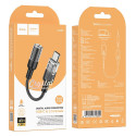 Hoco LS37 USB-C na Jack 3,5 mm s mic - transparent black