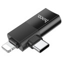 Nabíječka Hoco UA17 OTG USB-C/Lightning – černá