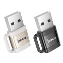 Hoco UA31D USB-C na USB-A OTG adaptér černý