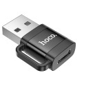 Hoco UA31D USB-C na USB-A OTG adaptér černý