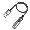 Hoco UA30 adaptér USB-A do zapalovače - černá
