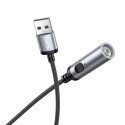 Hoco UA30 adaptér USB-A do zapalovače - černá