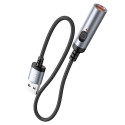 Hoco UA30 adaptér USB-A do zapalovače - černá