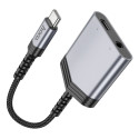 Nabíječka Hoco LS39 2v1 audio + USB-C 27W - šedá