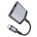 Nabíječka Hoco LS39 2v1 audio + USB-C 27W - šedá