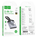 Nabíječka Hoco LS39 2v1 audio + USB-C 27W - šedá