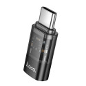 Hoco UA36D adaptér USB-C na Lightning pro iPhone – transparentní �