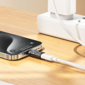 Hoco UA36D adaptér USB-C na Lightning pro iPhone – transparentní �