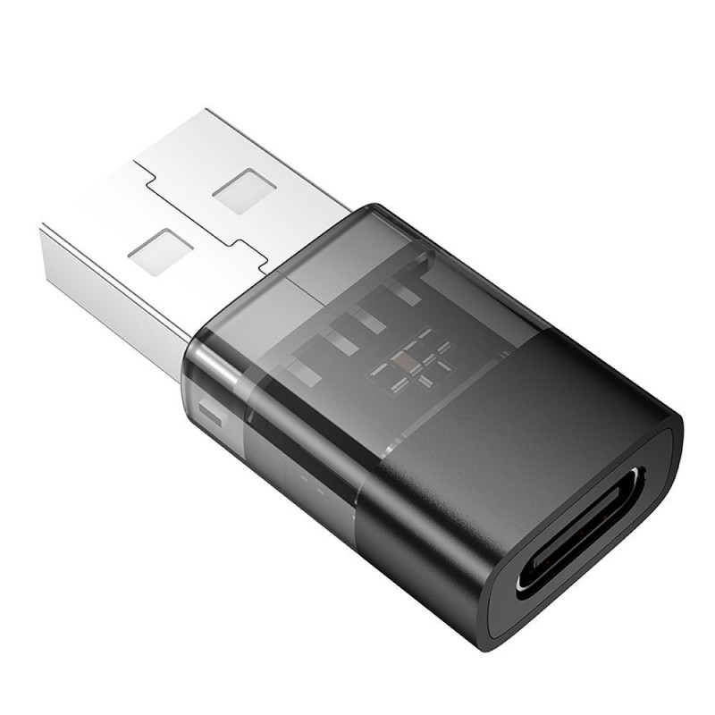 Nabíječka Hoco UA36C pro zařízení s USB-C - transparentní černá