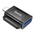 Redukce OTG Lightning → USB-A Hoco UA31A černá