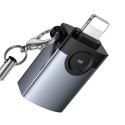 OTG adaptér Hoco UA46 VICTORY Lightning → USB-A šedá