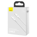 BASEUS CATLYS-A02 Datový a nabíjecí kabel USB-C/Lightning s podporou PD 20W, 1m, bílý
