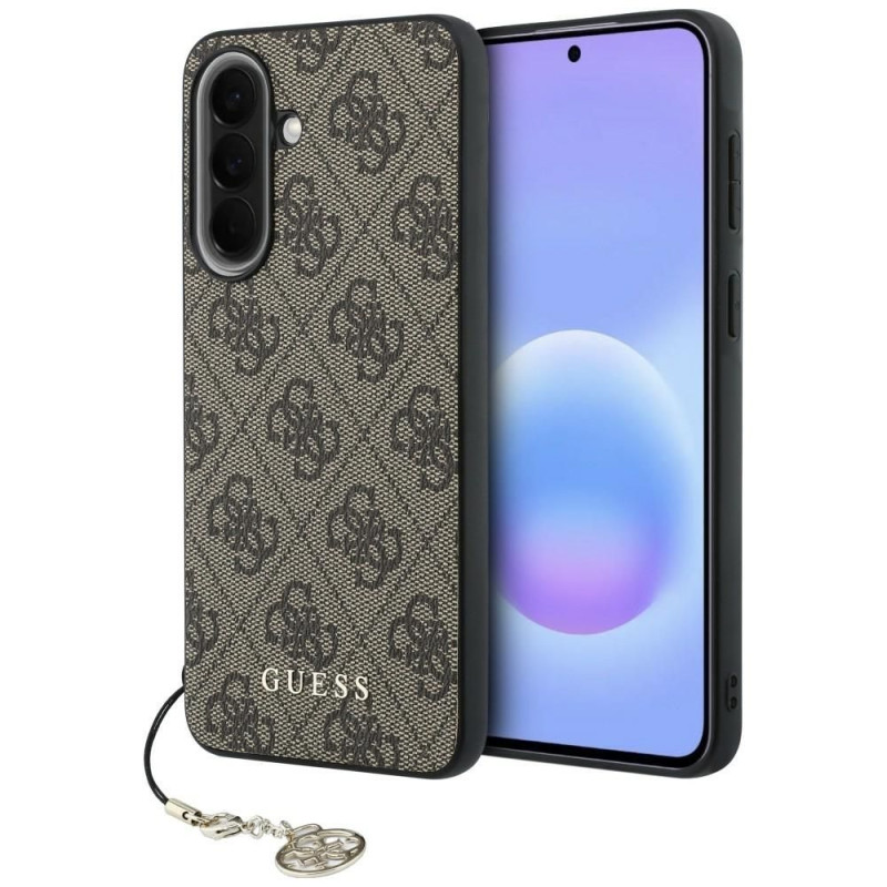 Kryt GUESS 4G CLASSIC LOGO CHARM pro Galaxy A37 - hnědá