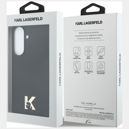 Pouzdro Karl Lagerfeld KLHCSA375PGFKHGK pro Samsung A37 - černé