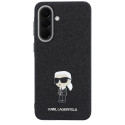 Kryt KARL LAGERFELD KLHCSA37GKNPSK pro Samsung A37 – černý